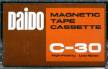 Compact Cassette Daido 30 Type I Normal Europe