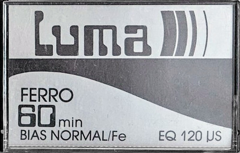 Compact Cassette Luma Ferro 60 Type I Normal 1980 Sweden
