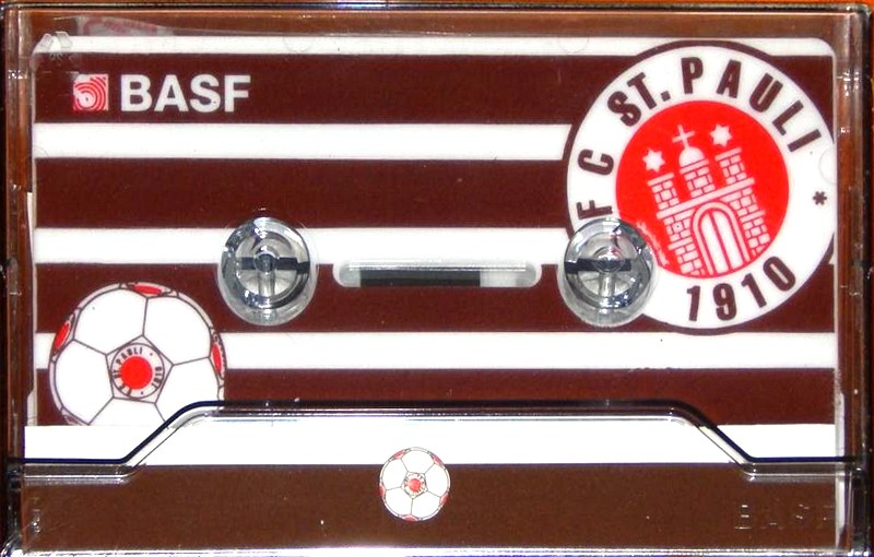 Compact Cassette BASF Chrome II Plus 90 "FC St. Pauli 1910" Type II Chrome Germany