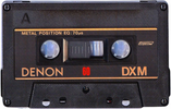 Compact Cassette Denon DXM 60 Type IV Metal 1978 Europe