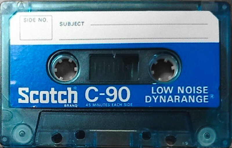 Compact Cassette Scotch Dynarange 90 "C-90-LD" Type I Normal 1973 Japan