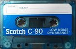 Compact Cassette Scotch Dynarange 90 "C-90-LD" Type I Normal 1973 Japan