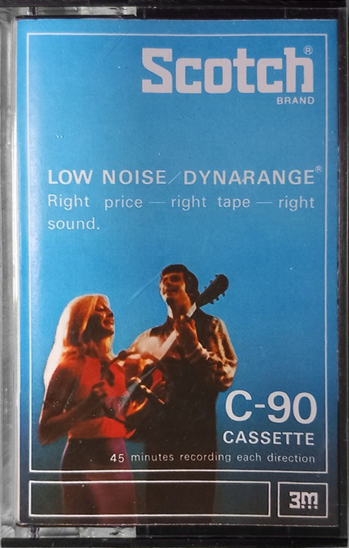 Compact Cassette Scotch Dynarange 90 "C-90-LD" Type I Normal 1973 Japan