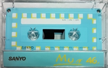 Compact Cassette Sanyo Mun 46 "C-U46MW(B)" Type I Normal 1986 Japan