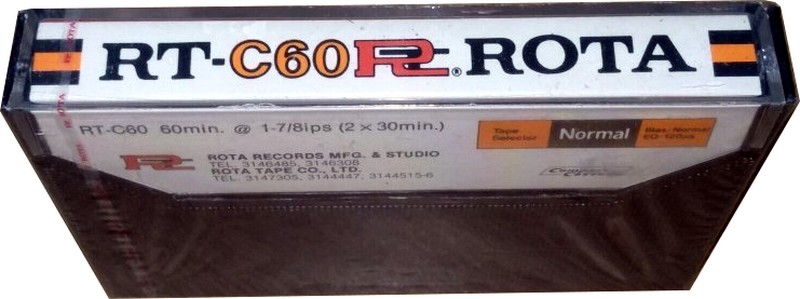 Compact Cassette ROTA RT 60 Type I Normal Thailand