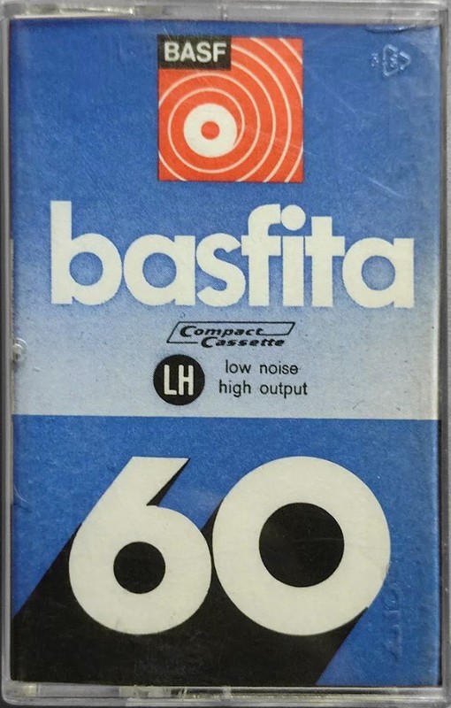 Compact Cassette BASF LH 60 "Basfita" Type I Normal 1973 Brazil