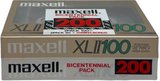2 pack Maxell XLII 100 "Bicentennial pack 200" Type II Chrome 1986 Europe