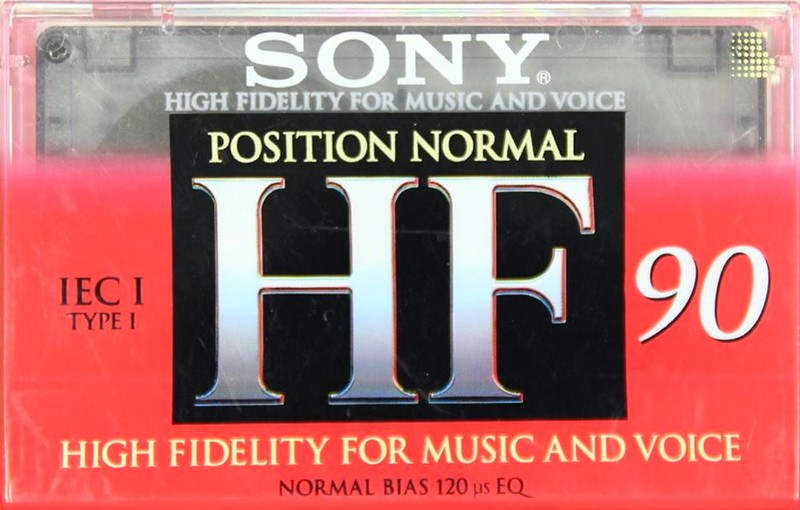 Compact Cassette Sony HF 90 Type I Normal 2001 Europe