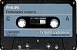 Compact Cassette Philips 60 "LGH 6003" Type I Normal Europe