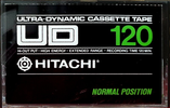 Compact Cassette Hitachi UD 120 Type I Normal 1976 USA