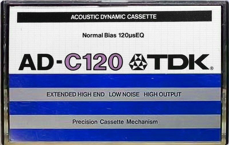 Compact Cassette TDK AD 120 Type I Normal 1979 Japan