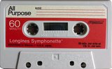 Compact Cassette Longines Symphonette 60 Type I Normal 1968 USA