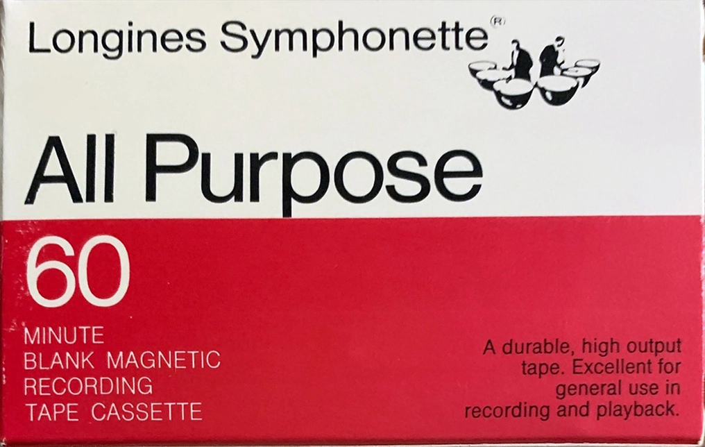 Compact Cassette Longines Symphonette 60 Type I Normal 1968 USA