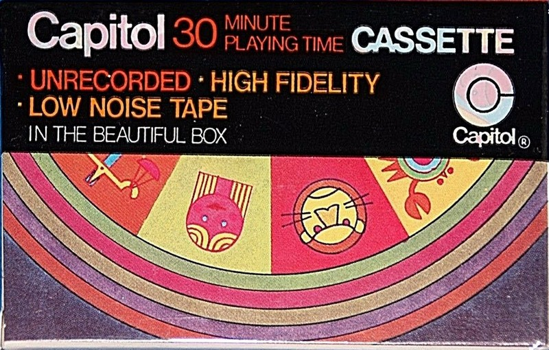 Compact Cassette Capitol Psychedelic Zodiac 30 Type I Normal 1970 USA