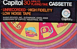 Compact Cassette Capitol Psychedelic Zodiac 30 Type I Normal 1970 USA