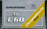 Compact Cassette Grundig 60 Type II Chrome 1981 Europe