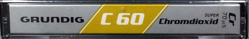 Compact Cassette Grundig 60 Type II Chrome 1981 Europe