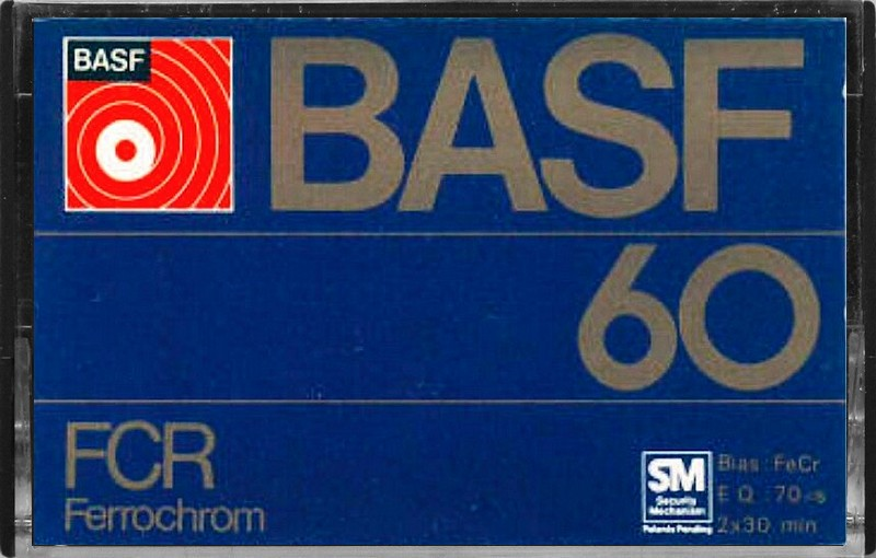 Compact Cassette BASF FCR 60 Type III Ferro Chrome 1978 Japan