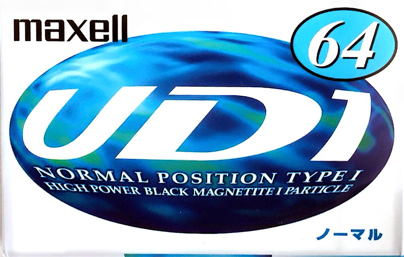 Compact Cassette Maxell UDI / UD1 64 "UD1-64L" Type I Normal 1997 Japan