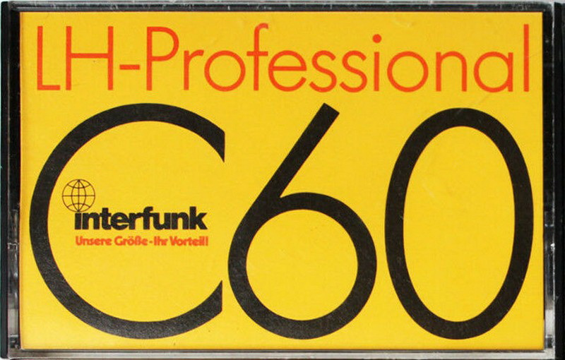 Compact Cassette Interfunk LH-Professional 60 Type I Normal 1979 Germany