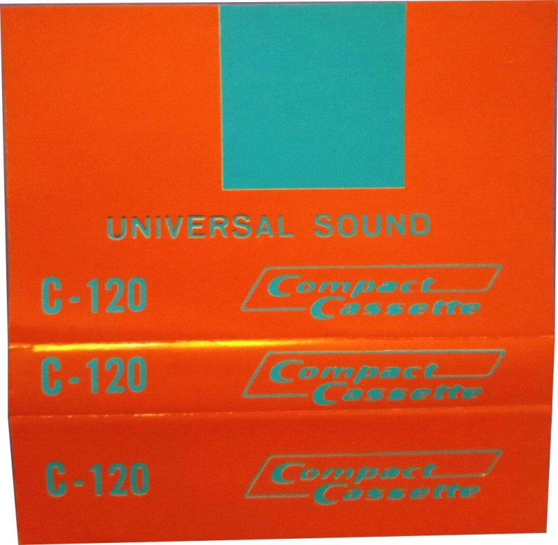 Compact Cassette Universal Sound 120 Type I Normal Hong Kong