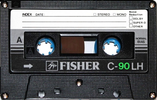 Compact Cassette Fisher LH 90 Type I Normal 1982 USA