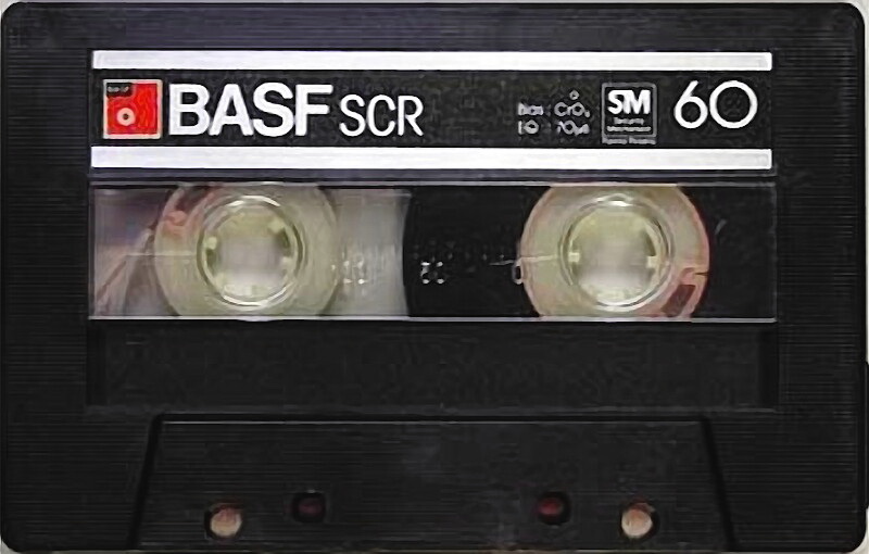 Compact Cassette BASF SCR 60 Type II Chrome 1978 Japan