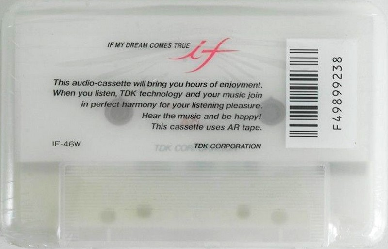 Compact Cassette TDK IF 46 "IF-46W" Type I Normal 1987 Japan
