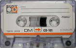 Compact Cassette Sony 30 "CD-101" Demonstration Tape 1971 Japan