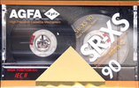 Compact Cassette AGFA SR-XS 90 Type II Chrome 1989 Europe