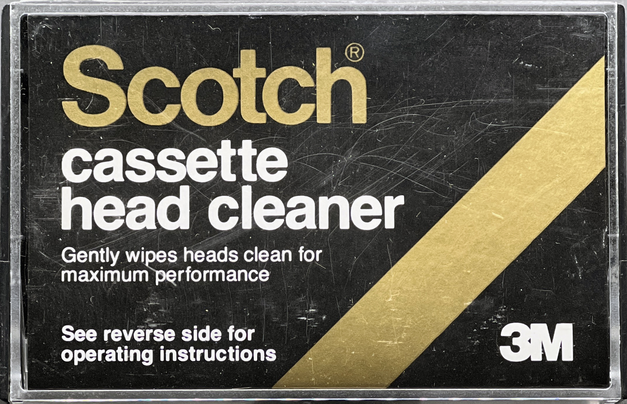 Compact Cassette Scotch Cleaning Cassette 1981 USA