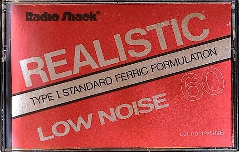 Compact Cassette Realistic 60 Type I Normal 1978 USA