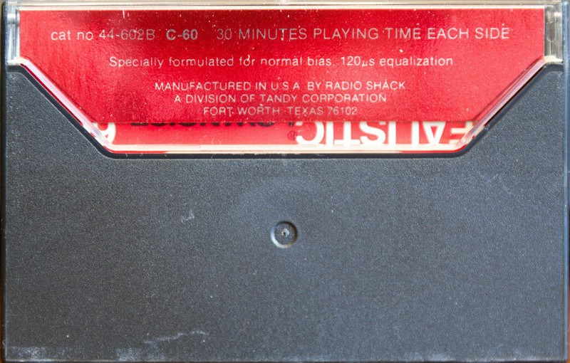 Compact Cassette Realistic 60 Type I Normal 1978 USA