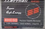 Compact Cassette Lloytron XHE 60 Type I Normal 1994 Europe