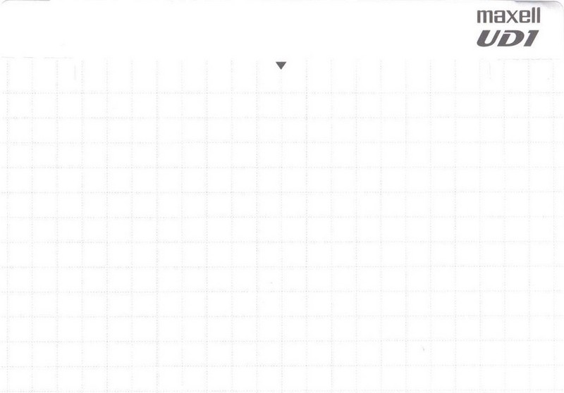 Compact Cassette Maxell UDI / UD1 60 "UD1-60L" Type I Normal 1997 Japan