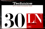 Compact Cassette Technics LN 30 "RT-30LN" Type I Normal 1978 Japan
