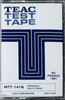 Compact Cassette Teac "MTT-141N" Test Cassette 1981 Europe
