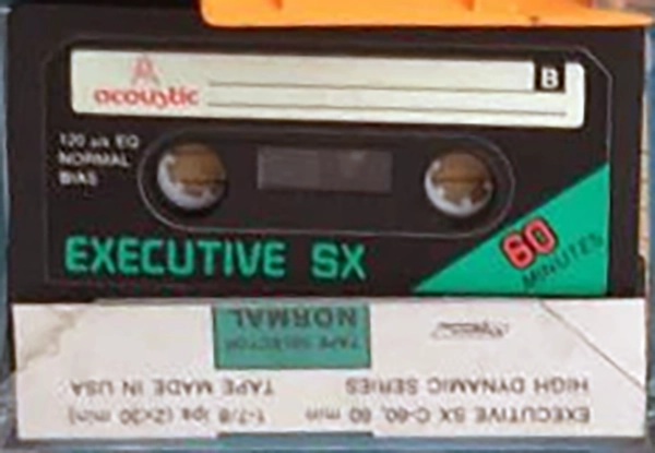 Compact Cassette Acoustic Executive SX 60 Type I Normal Unknown Country