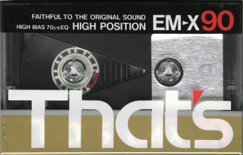 Compact Cassette Thats EM-X 90 Type II Chrome 1983 Japan