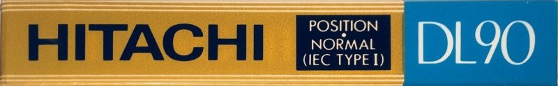Compact Cassette Hitachi DL 90 Type I Normal 1992 Europe