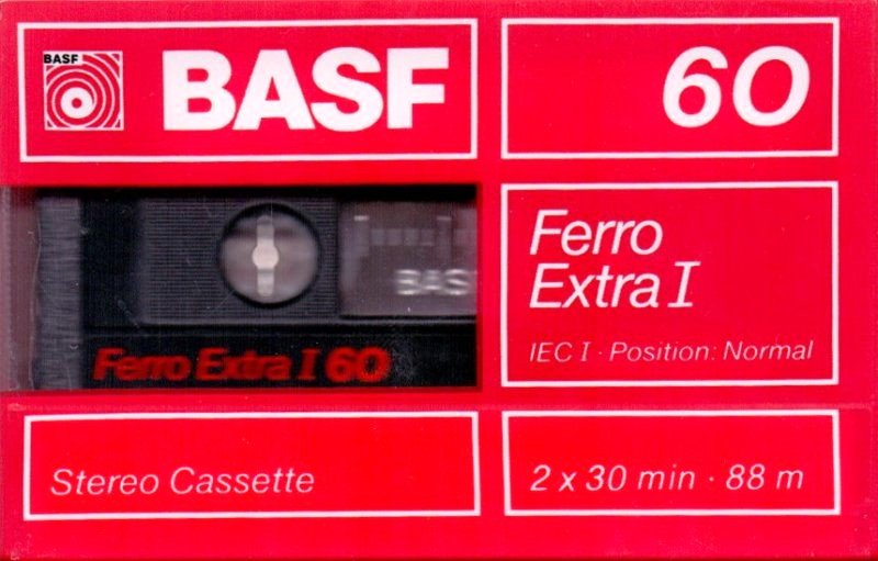 Compact Cassette BASF Ferro Extra I 60 Type I Normal 1988 Latin America