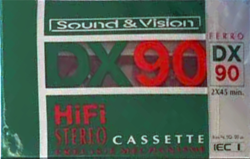 Compact Cassette Sound and Vision DX 90 Type I Normal 1985 Netherlands