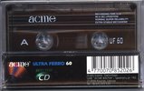 Compact Cassette Acme UF 60 Type I Normal 1997 Europe