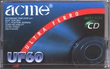 Compact Cassette Acme UF 60 Type I Normal 1997 Europe