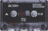 Compact Cassette Acme UF 60 Type I Normal 1997 Europe