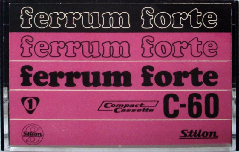 Compact Cassette Stilon Ferrum Forte 60 Type I Normal Poland