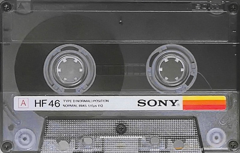 Compact Cassette Sony HF 46 Type I Normal 1983 USA