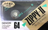 Compact Cassette Denon Zippy-II 64 "ZP2-64" Type II Chrome 1989 Japan