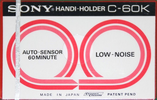 Compact Cassette Sony 60 "Handi-Holder K" Type I Normal 1975 USA