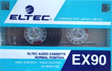 Compact Cassette Eltec EX 90 Type I Normal Japan